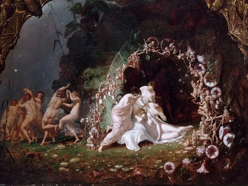 1817-Richard Dadd - Titania che dorme